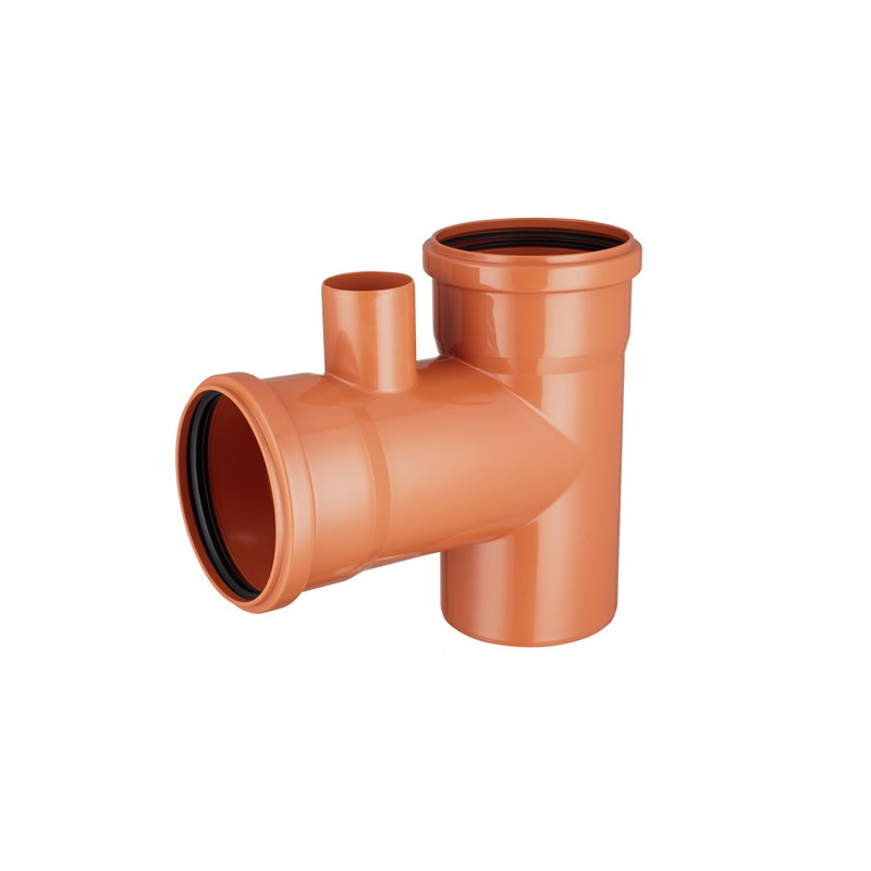 Ramal 90º 110 mm con ventilacion junta elastica Duratop