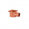 Boca desague balcon con salida 63 mm junta elastica duratop