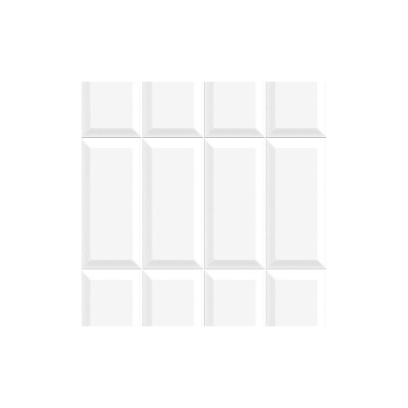 Caja ceramica Axella 34 x 51cm blanco 2da calidad Alberdi