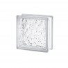 Ladrillo de vidrio incoloro burbuja Savona 19x19x8 cm