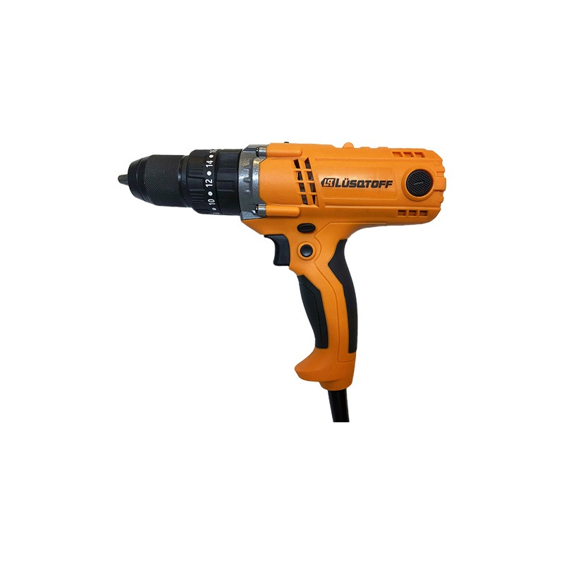 Taladro atornillador con percutor 450w Lusqtoff