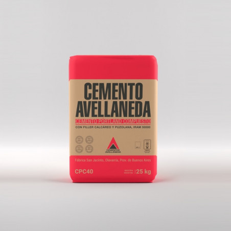 bolsa cemento avellaneda 25 kg