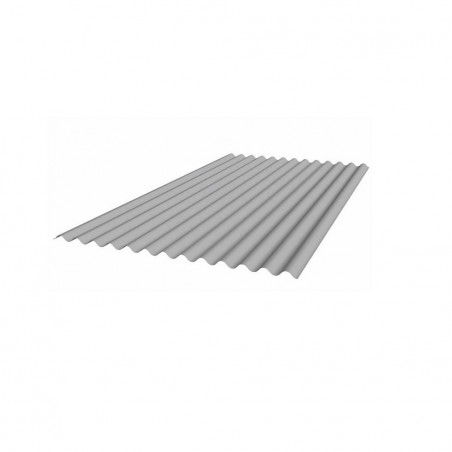 Chapa polipropileno sinusoidal blanca 1.10 x 6 mts