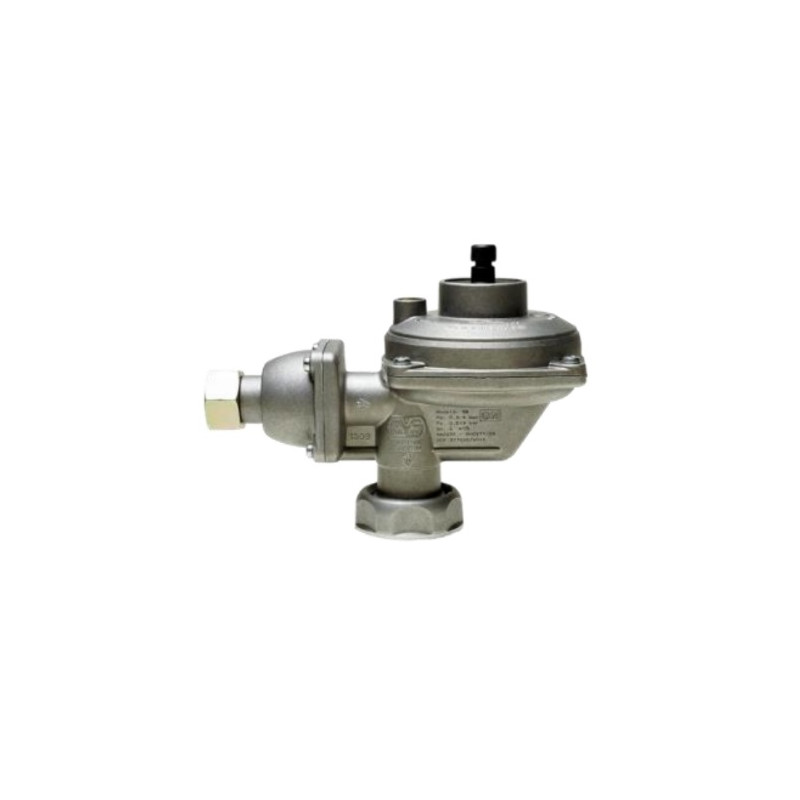 Regulador gas natural 25 m3/h sin flexible MyS