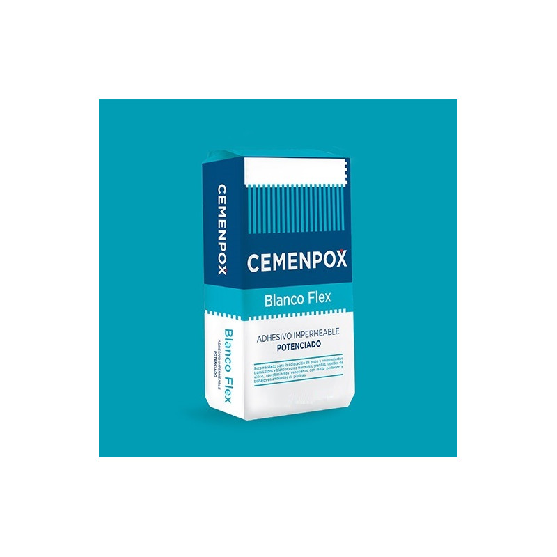 Bolsa pegamento blanco flex 25 kg Cemenpox