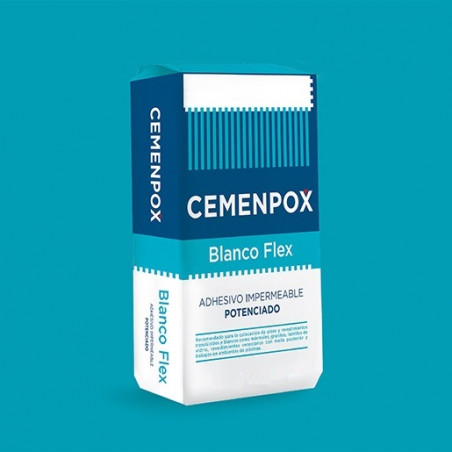 Bolsa pegamento blanco flex 25 kg Cemenpox
