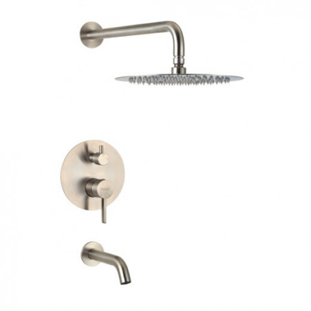 griferia monocomando embutir para ducha Steel Peirano