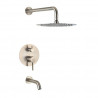griferia monocomando embutir para ducha Steel Peirano