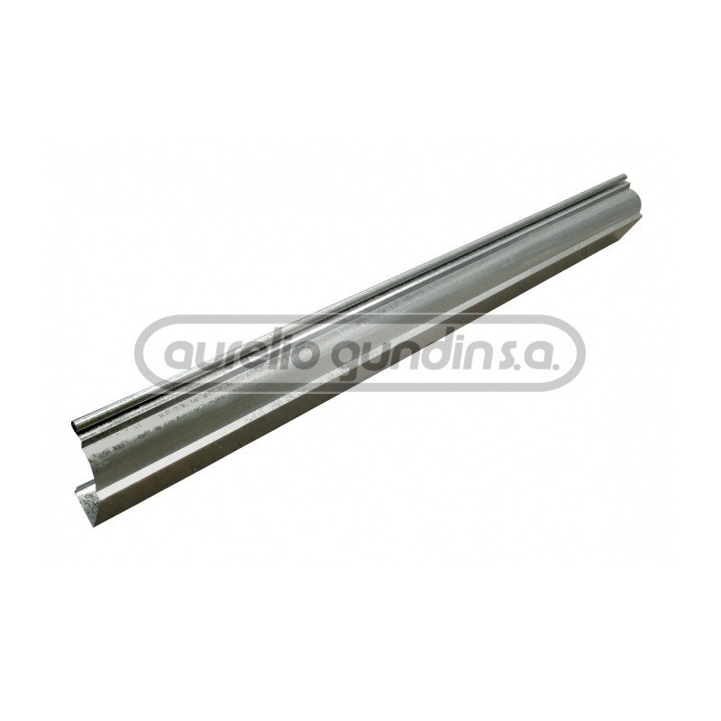 Canaleta moldura chapa galvanizada 2 mts