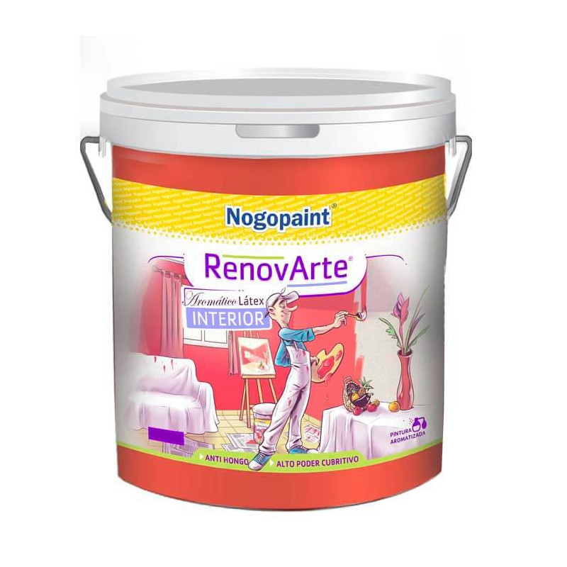 Latex acrilico Interior Renovarte 10 lt blanco Nogopaint