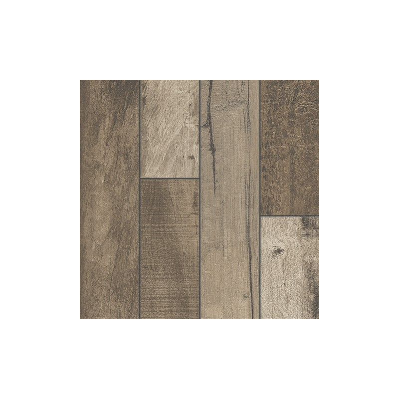 Caja ceramica Biloba 51 x 51cm marron 1ra calidad Allpa