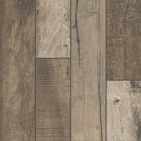 Caja ceramica Biloba 51 x 51cm marron 1ra calidad Allpa