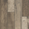 Caja ceramica Biloba 51 x 51cm marron 1ra calidad Allpa