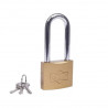 Candado bronce reforzado aro largo 50mm Bulit