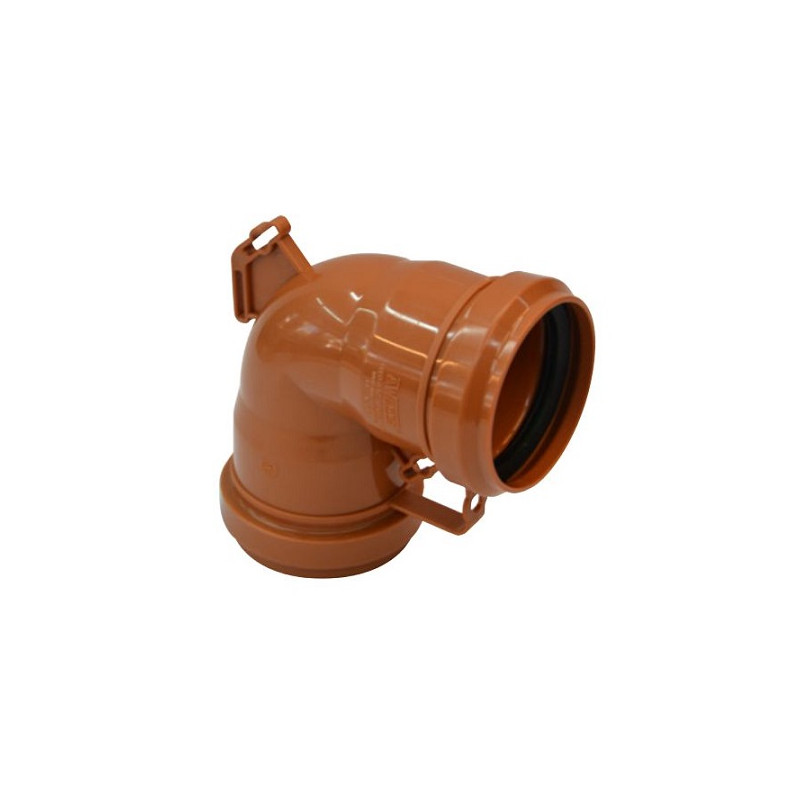 Codo 90º HHC con sujecion 40 mm