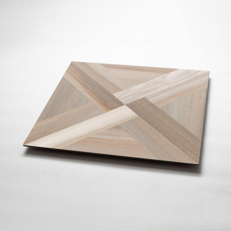 Caja ceramica Entramada marron 35 x 35cm 1ra calidad Lourdes