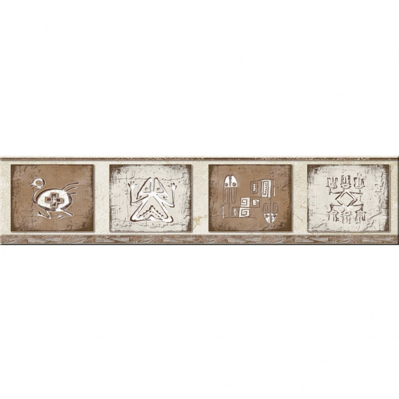 Guarda ceramica Mapuche beige 5.5 x 25cm CS