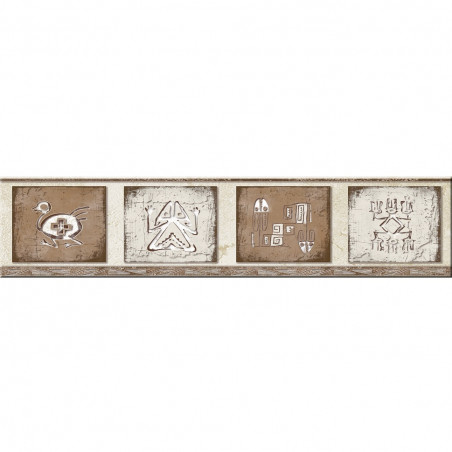 Guarda ceramica Mapuche beige 5.5 x 25cm CS