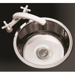 Pileta O73 A acero inox 304...