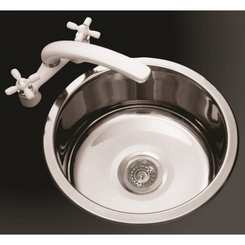 Pileta O73 A acero inox 304 Johnson Acero