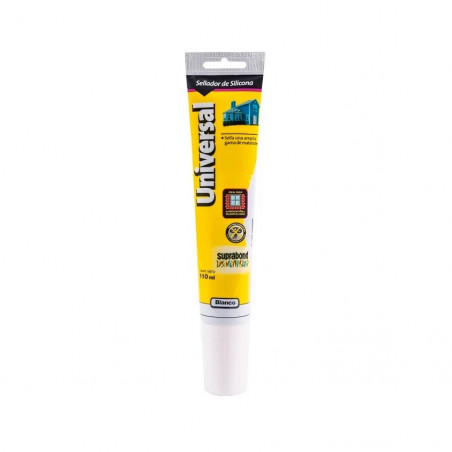Silicona Universal blanca 110ml Suprabond