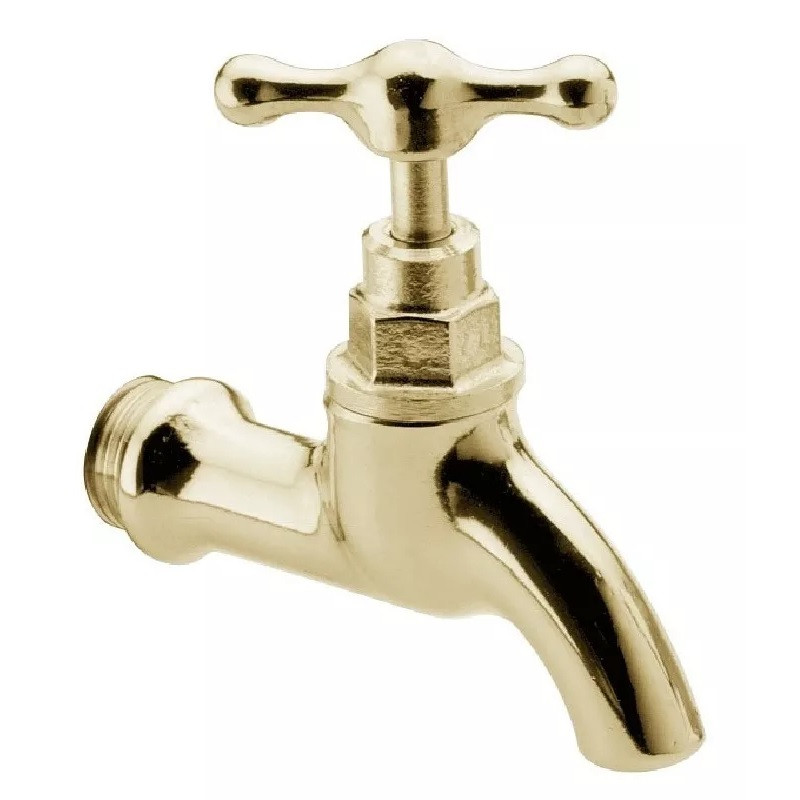 Canilla de servicio volante T 13mm bronce FV