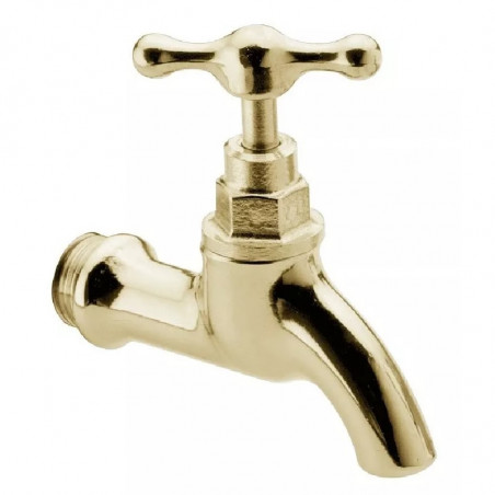 Canilla de servicio volante T 13mm bronce FV