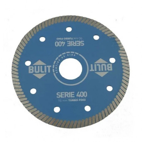 Disco amoladora diamantado turbo fino 115mm s400 Bulit