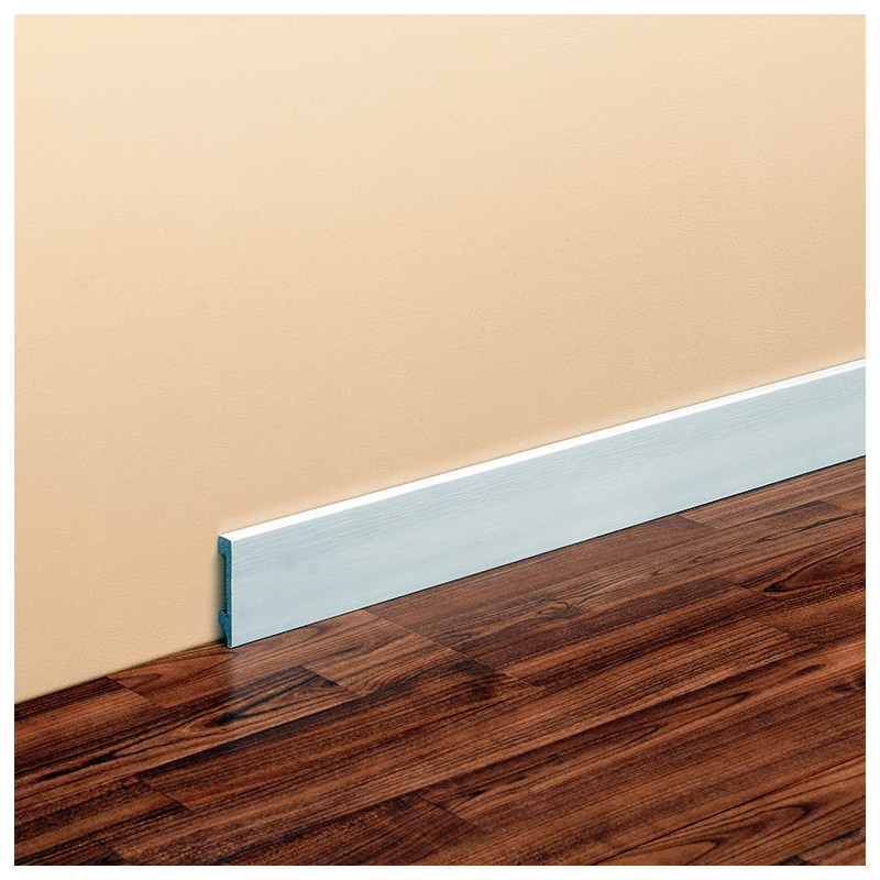 zocalo Epsilon EPS Plain 70 x 15mm blanco Atrim