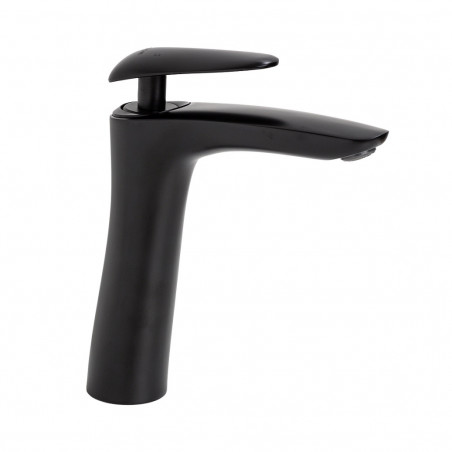 griferia monocomando lavatorio Lima negro Mozart