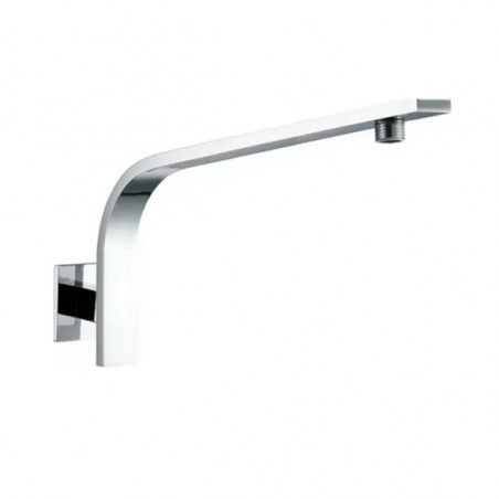 Brazo de ducha rectangular 42 cm curvo Mozart