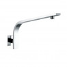 Brazo de ducha rectangular 42 cm curvo Mozart