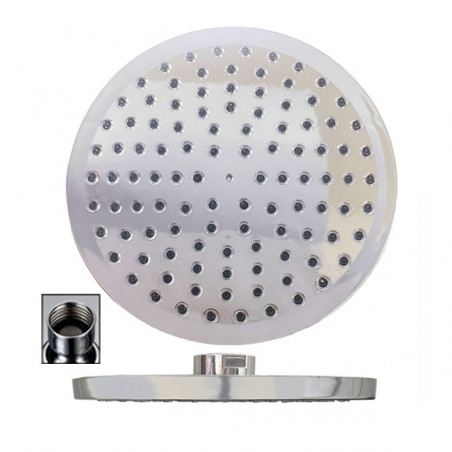 ducha ABS redonda 8" cromada Mozart