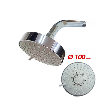 Ducha con brazo redonda Mozart