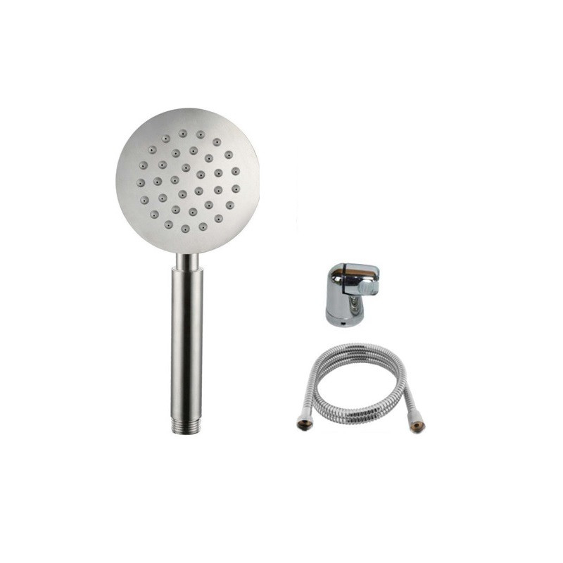 Duchador redondo acero con soporte y flexible Mozart