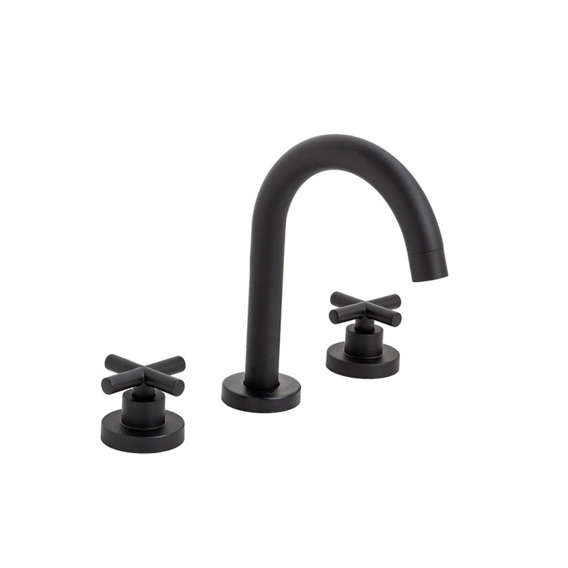 Griferia lavatorio Boston negro Mozart