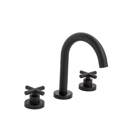 Griferia lavatorio Boston negro Mozart