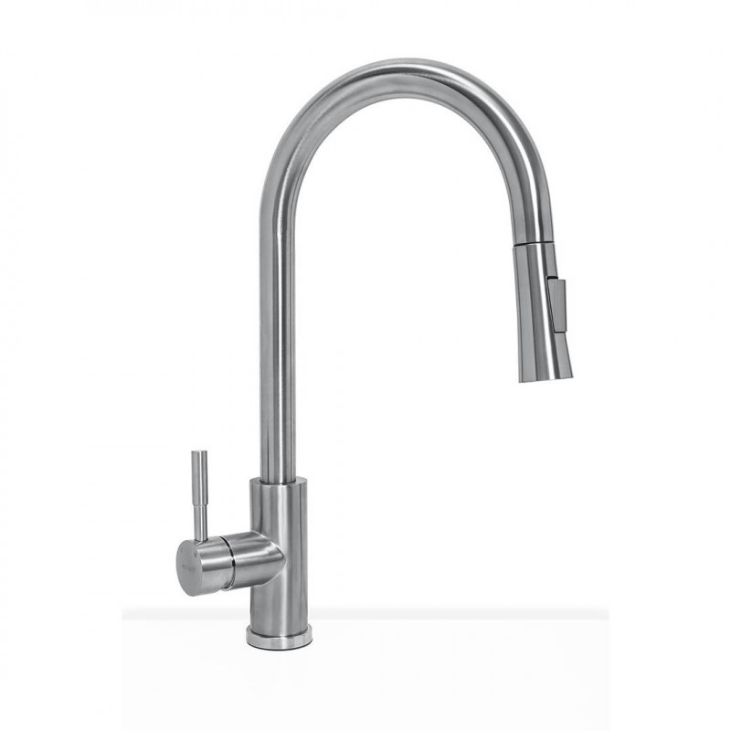 griferia monocomando extraible acero daytona Mozart