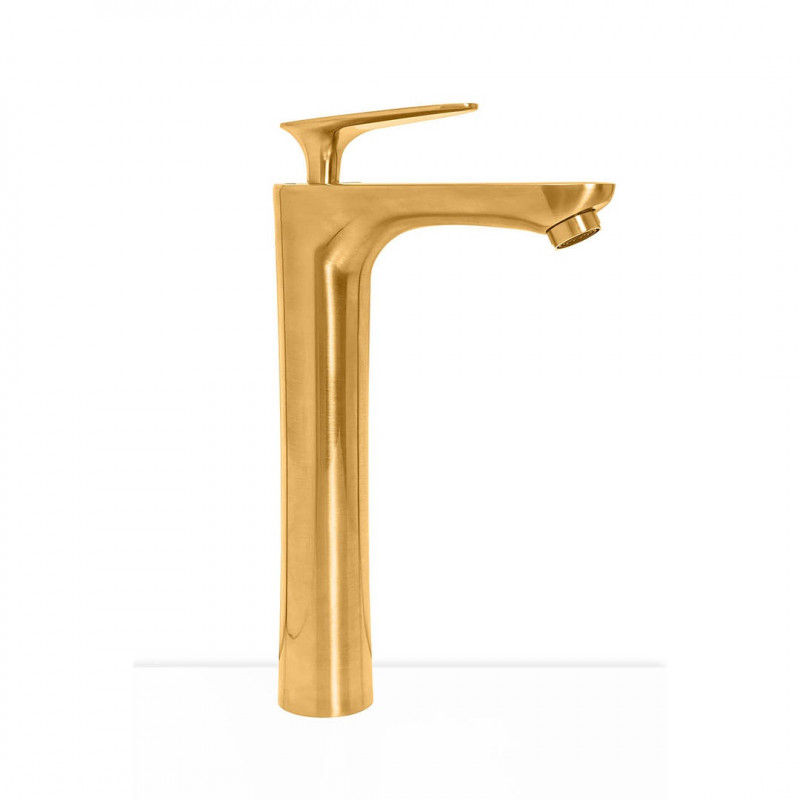 griferia monocomando lavatorio alto Kiev oro Mozart