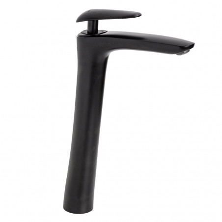 griferia monocomando lavatorio alto Lima negro Mozart