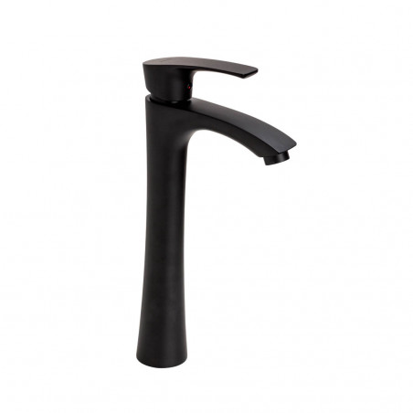 griferia monocomando lavatorio alto oslo negro Mozart