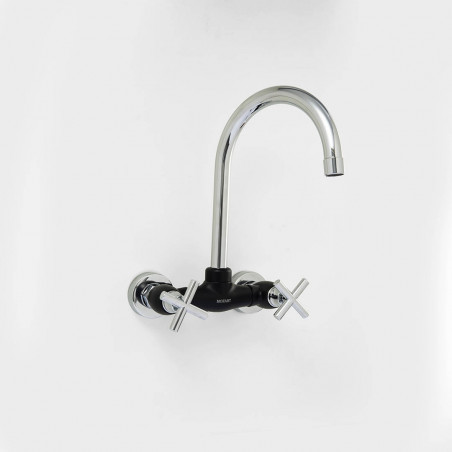 griferia pared mezcladora pico J Pekin negro Mozart