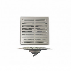 Rejilla acero inoxidable 10...