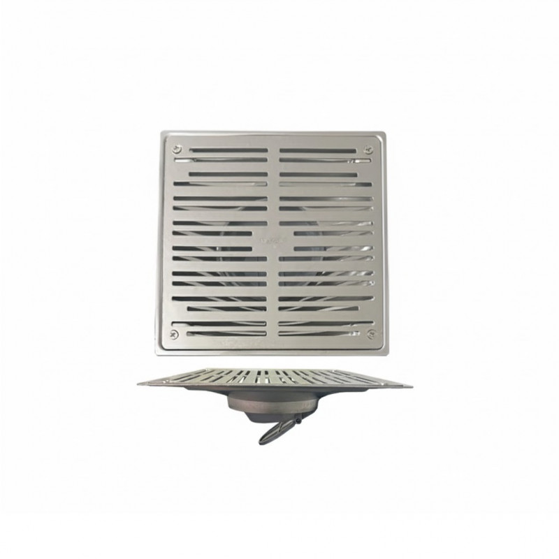 Rejilla acero inoxidable 15 x 15 cm Mozart