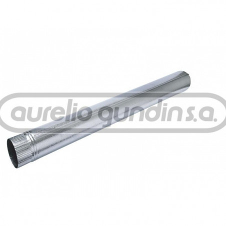caño chapa galvanizada redondo 3"