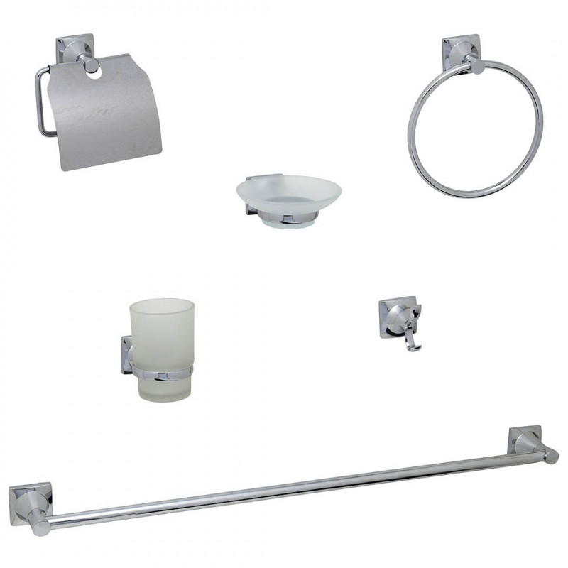 set 6 piezas accesorios para baño niza Mozart