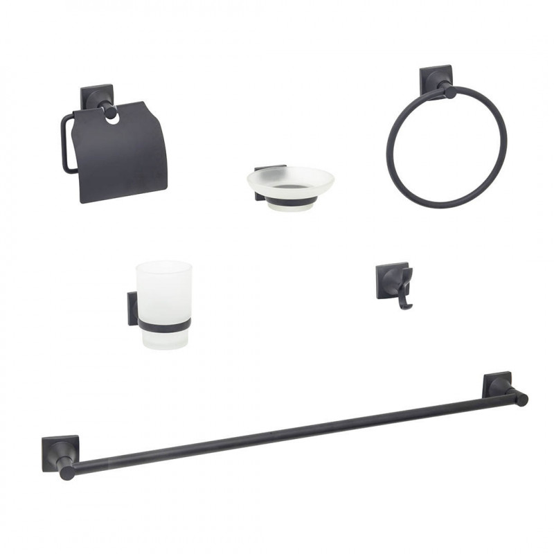 set 6 piezas accesorios para baño niza Mozart