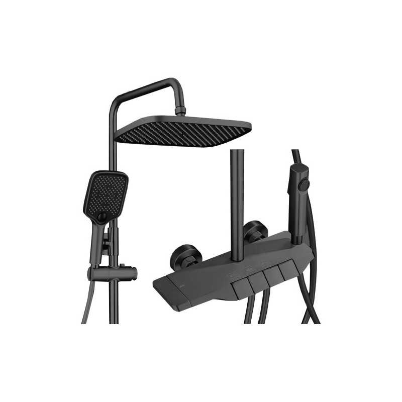 Set ducha piano negro Mozart