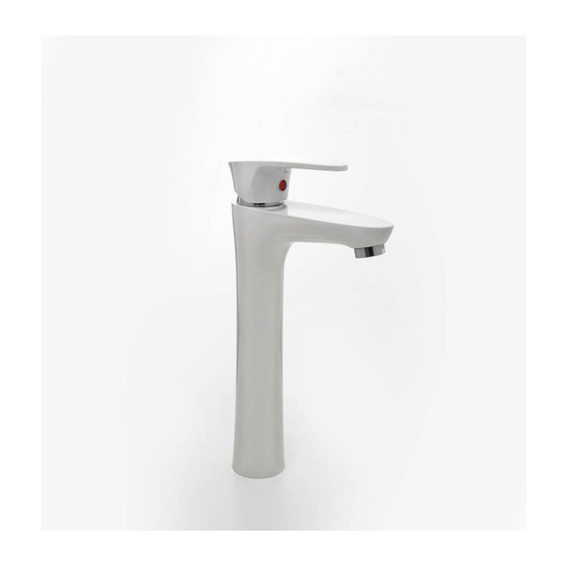 griferia monocomando lavatorio alto doha blanca Mozart