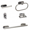 set 5 piezas accesorios para baño london cromo Mozart